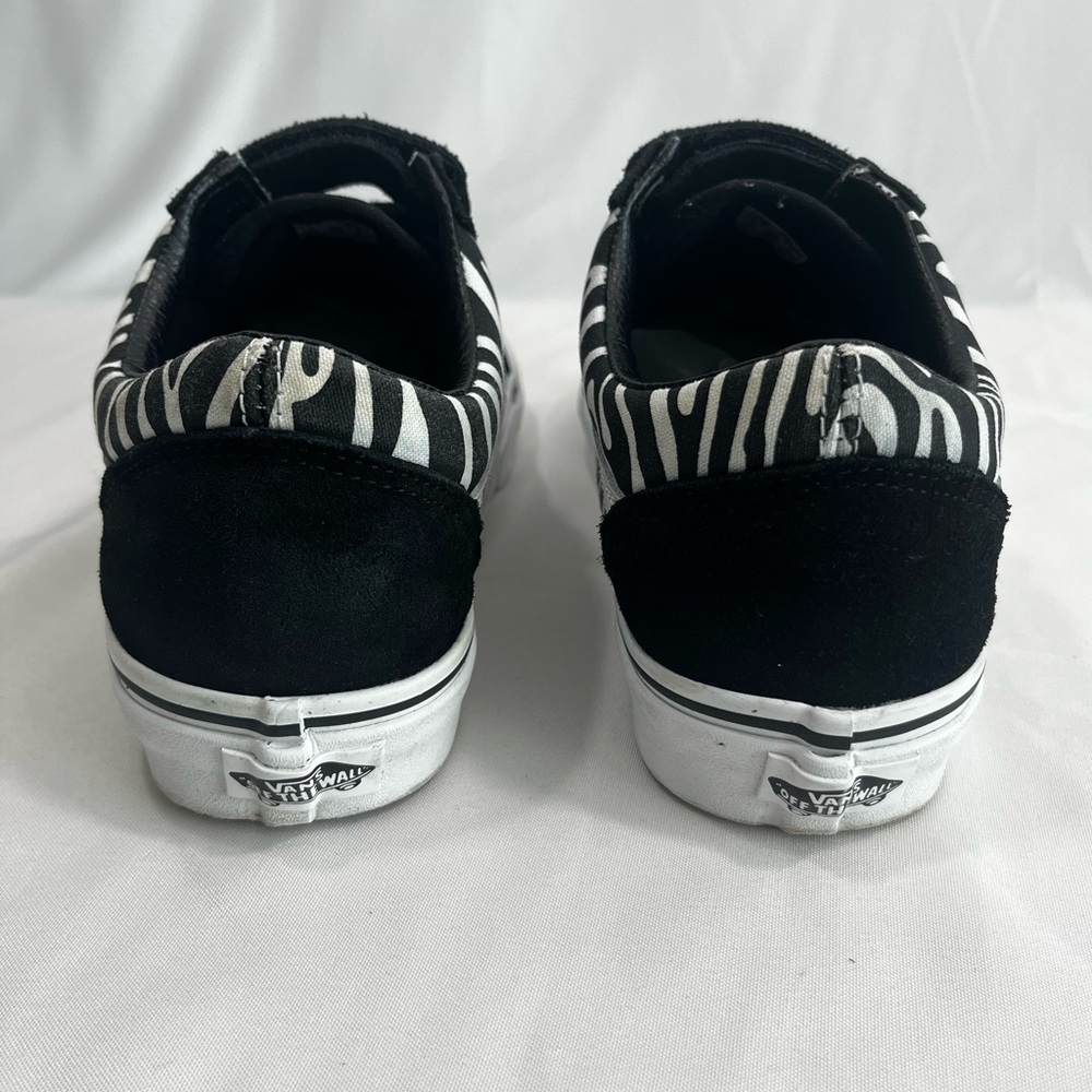Vans Old Skool Zebra Skate Sneakers W 9 M 7.5 Unisex, Straps - Picture 2 of 11